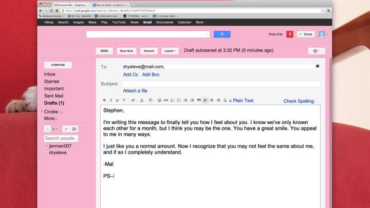 Bashful Email