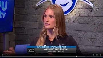 Taylor Lovell is the Big 12 Steeplechase Champion