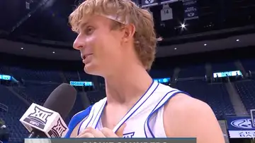 Richie Saunders Recaps the Change in the First Half that led to a BYU route of Central Arkansas