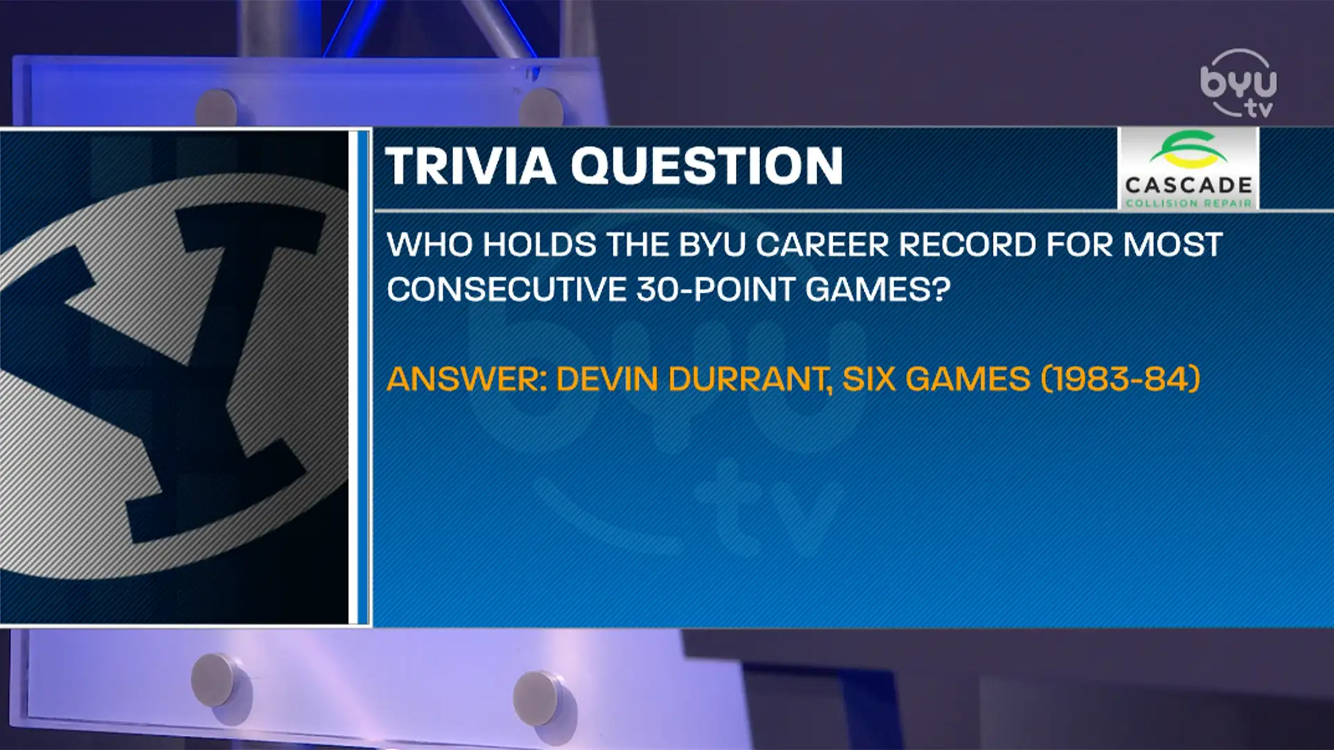 Trivia Question of the Week