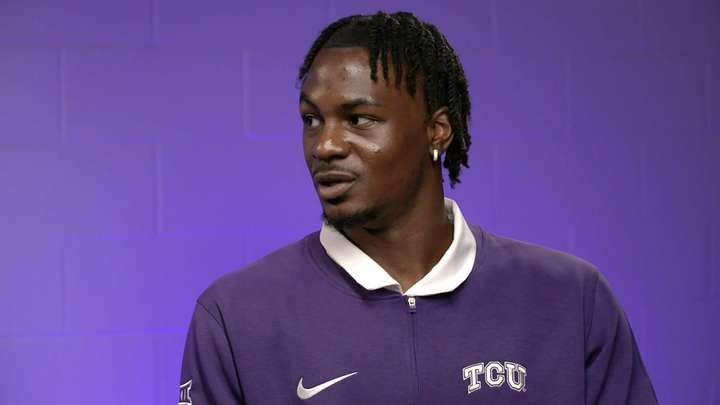 Emanuel Miller at the 2023 Big 12 Media Days