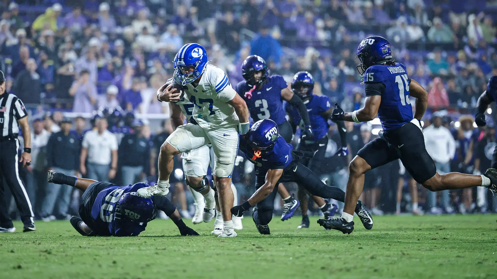 BYU Escapes TCU, Moves to No. 8