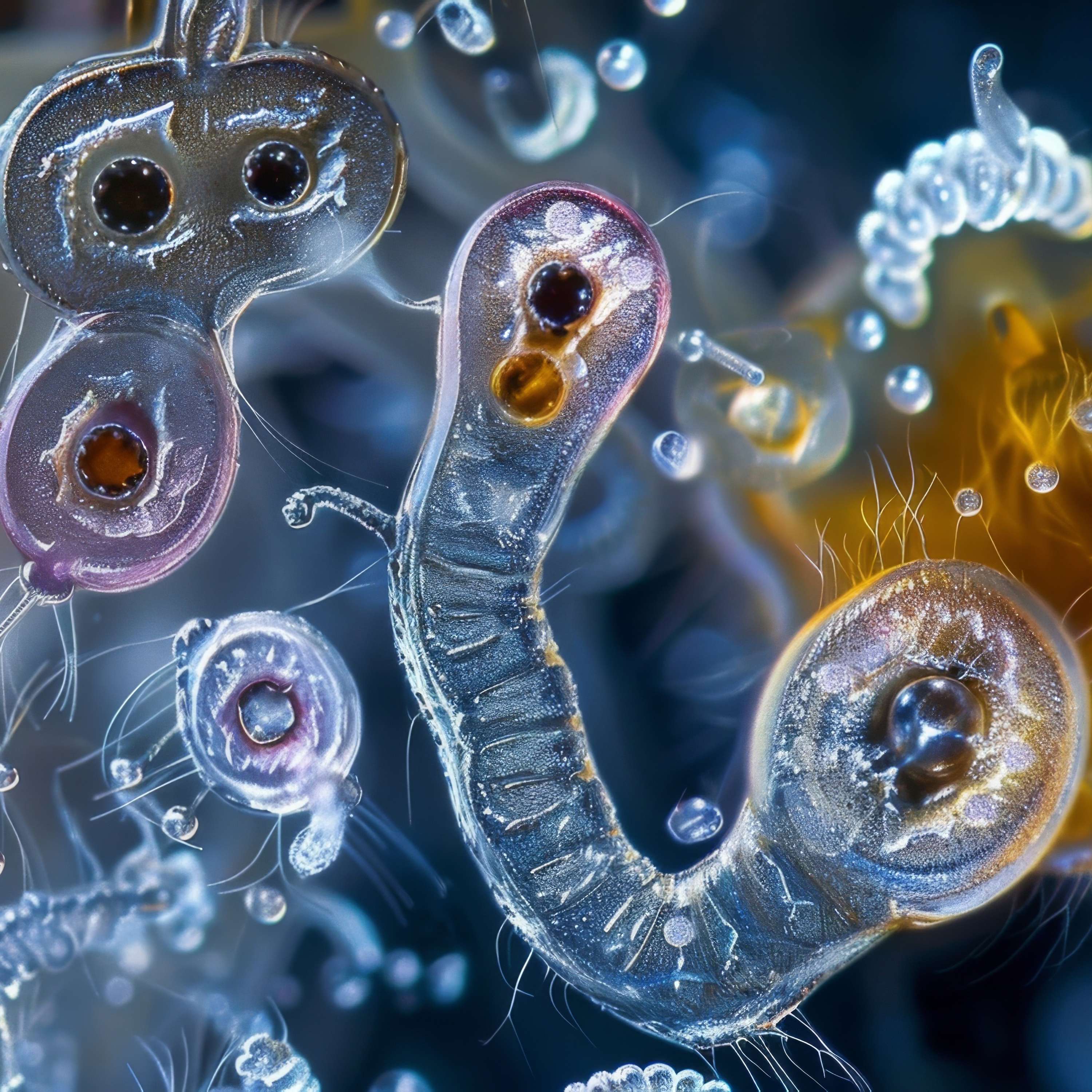 Sheer Delight in Indestructible Microscopic Worms