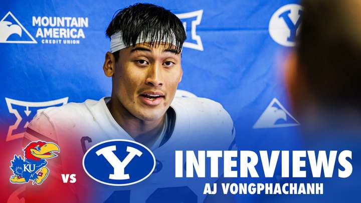 BYU vs Kansas: AJ Vongphachanh Postgame Interview