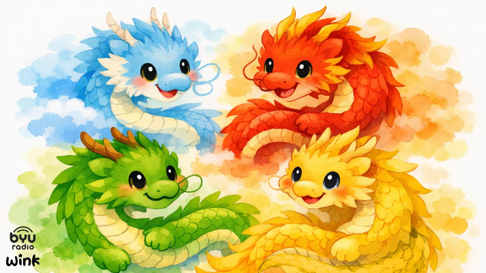 The Four Brave Dragons - A Mindful Bedtime Story for Kids