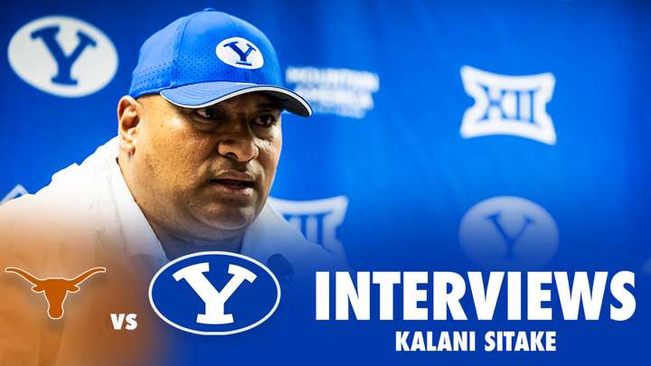 BYU vs Texas: Kalani Sitake Postgame Interview