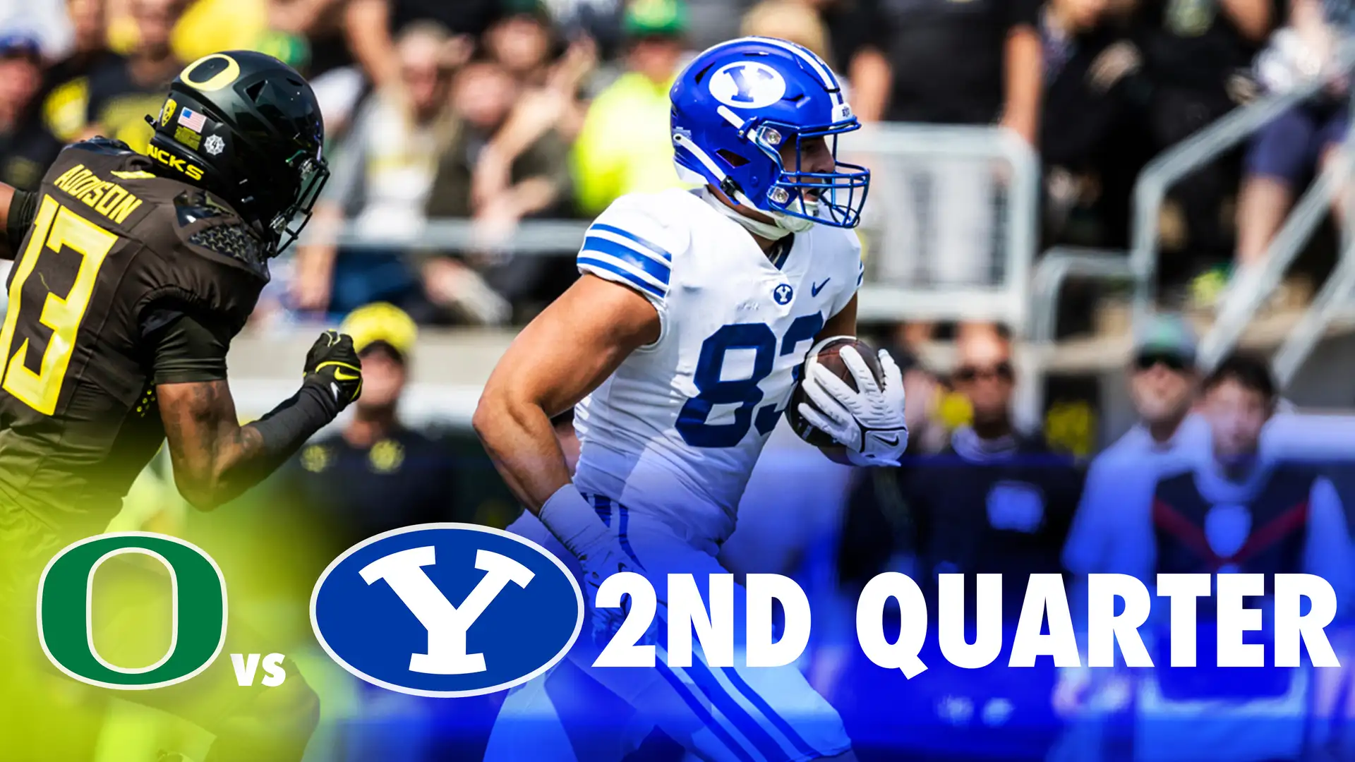 BYU vs Oregon: 2nd Quarter