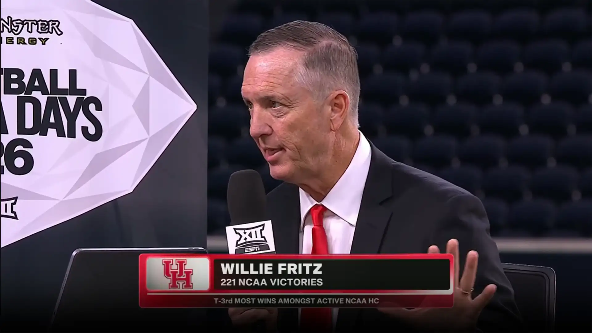 Willie Fritz | Big 12 Media Days | Jul 2026