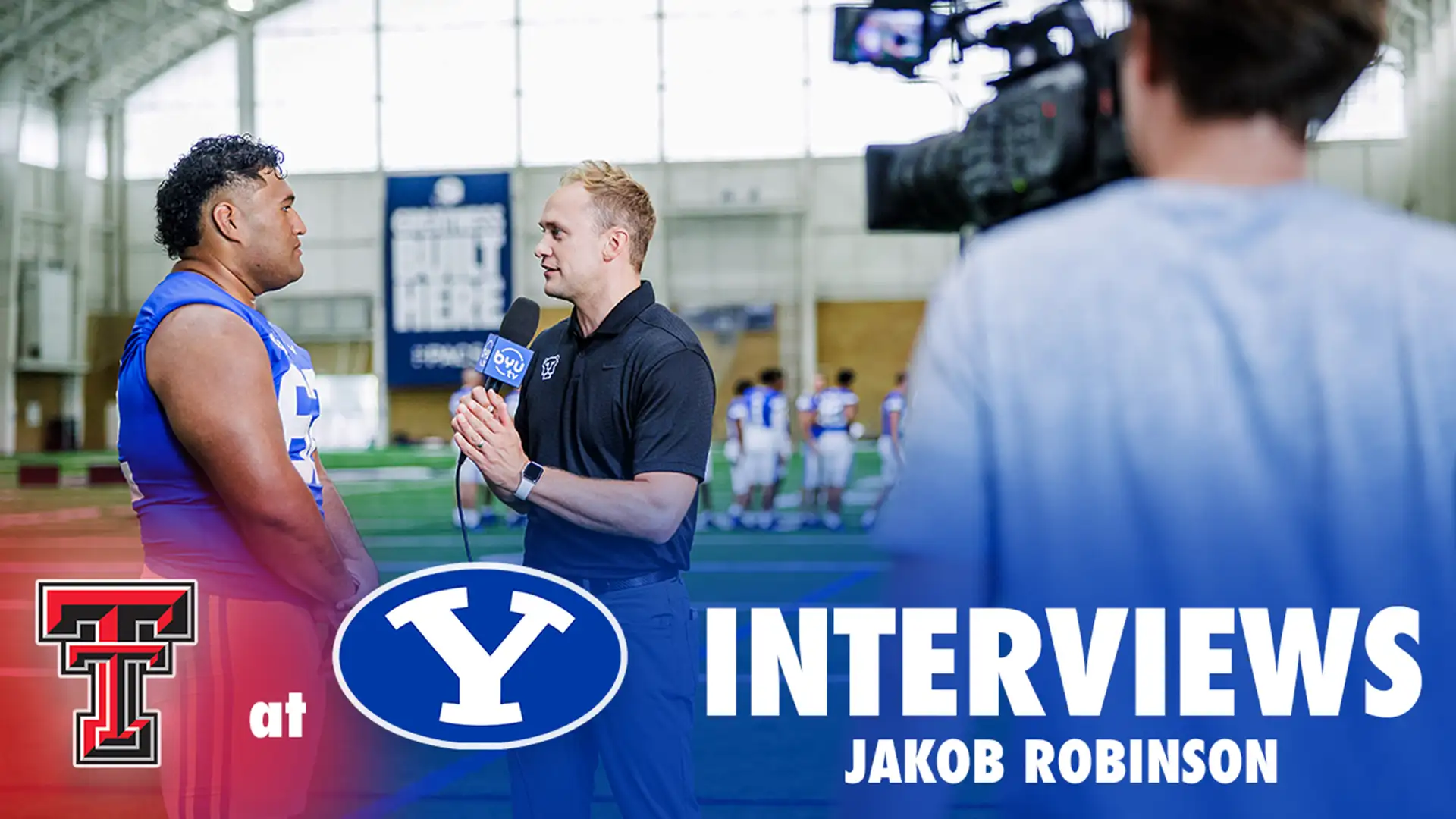 BYU vs Texas Tech: Jakob Robinson Postgame Interview