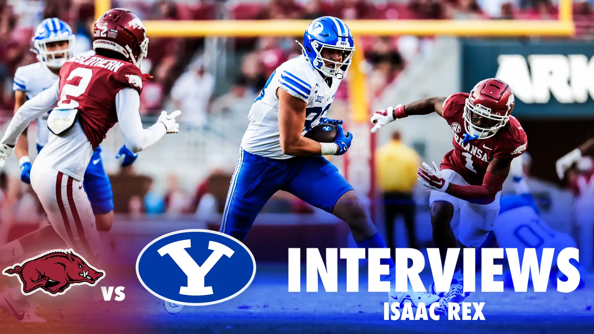 BYU vs Arkansas: Isaac Rex Postgame Interview