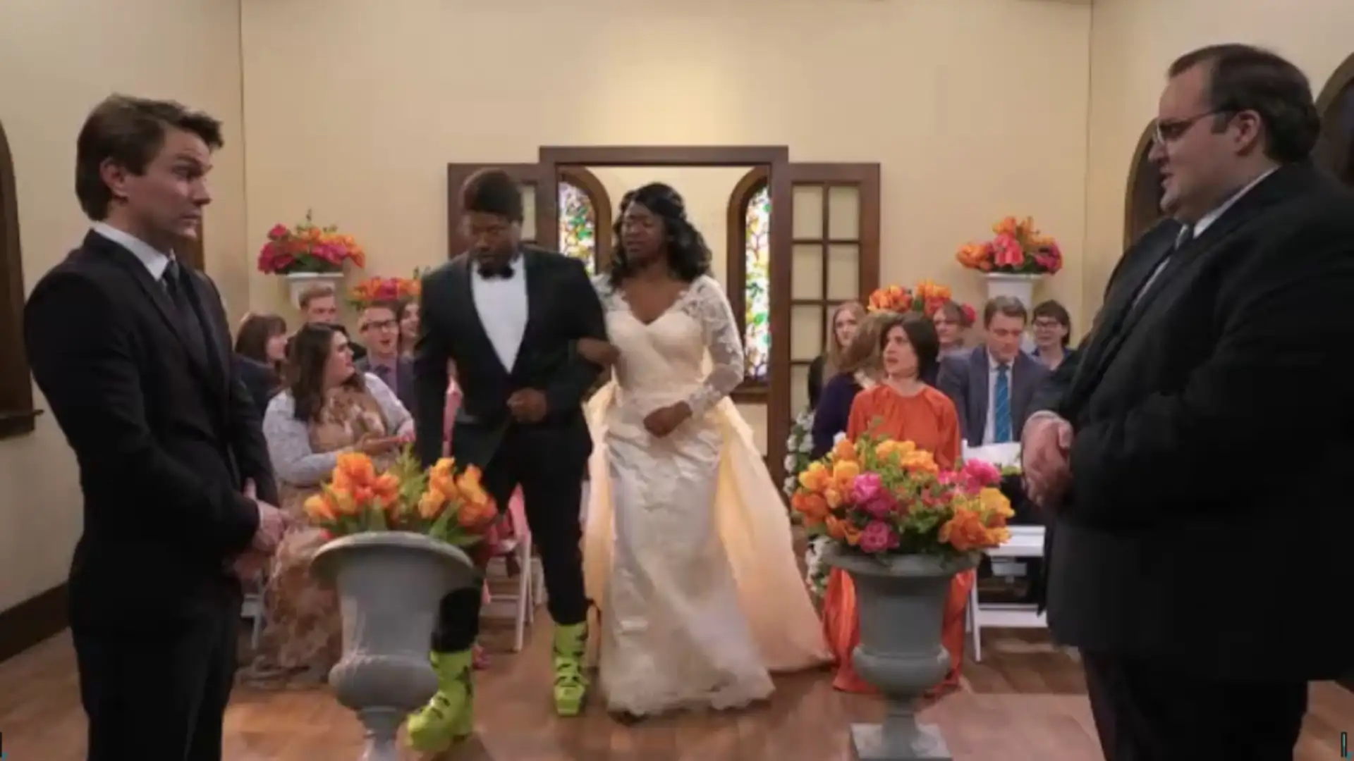 Dad Justifies Ski Boots at a Wedding