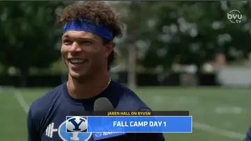 Jaren Hall Talks Fall Camp