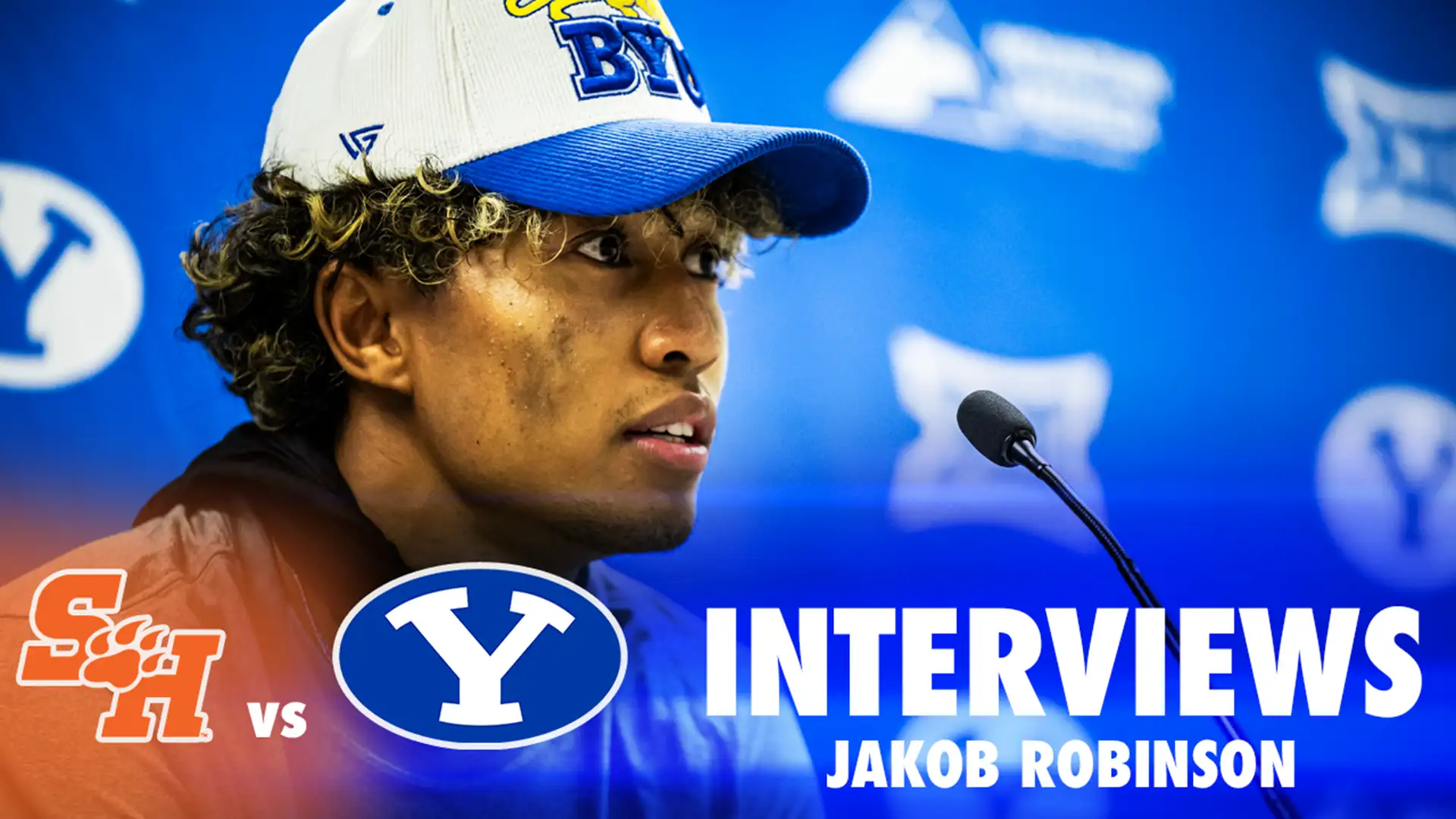 BYU vs Sam Houston: Jakob Robinson Postgame Interview