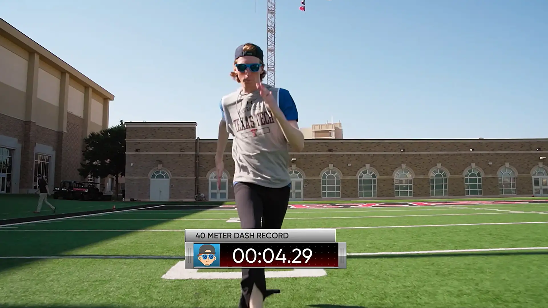 40 Yard Dash With Garet