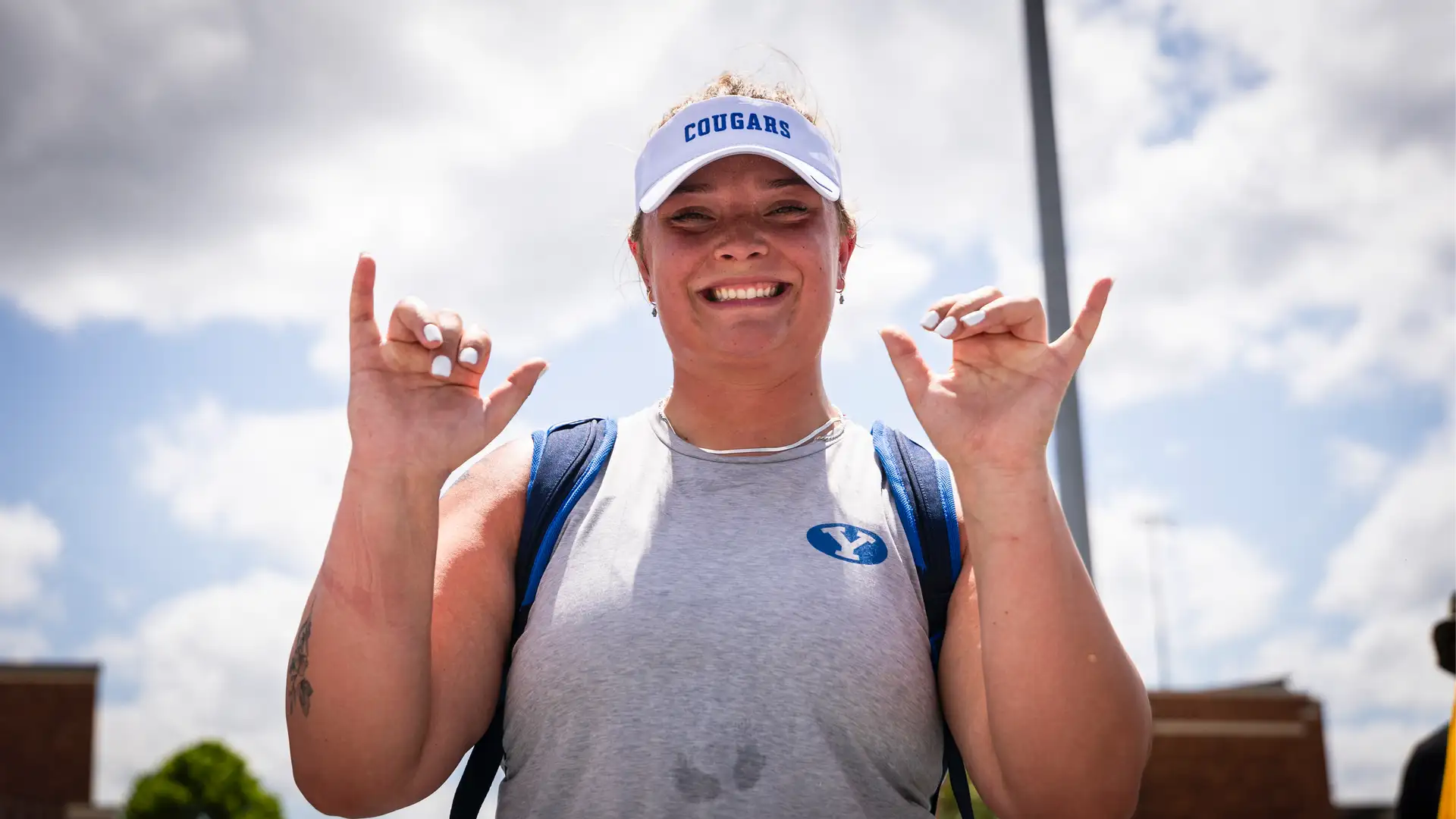 Gretchen Hoekstre is a record holder, and is live from NCAA West Preliminary Round