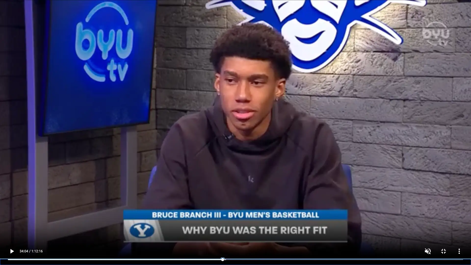 Bruce Branch III loves BYU