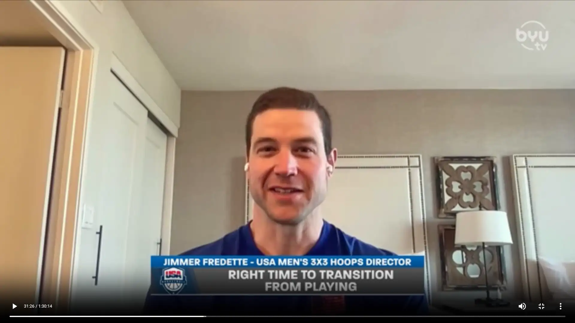 Jimmer Fredette and His New Job