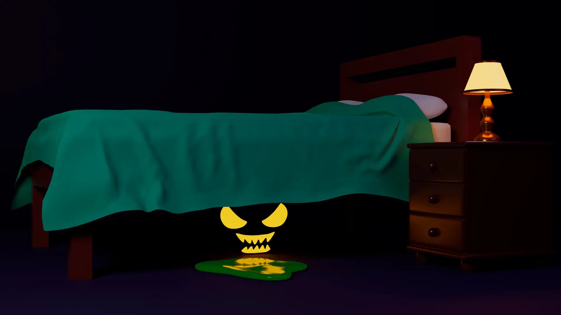 Alicia and the Monster Hiding Under the Bed