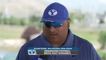 Kalani talks about Recruiting at Media Golf Event
