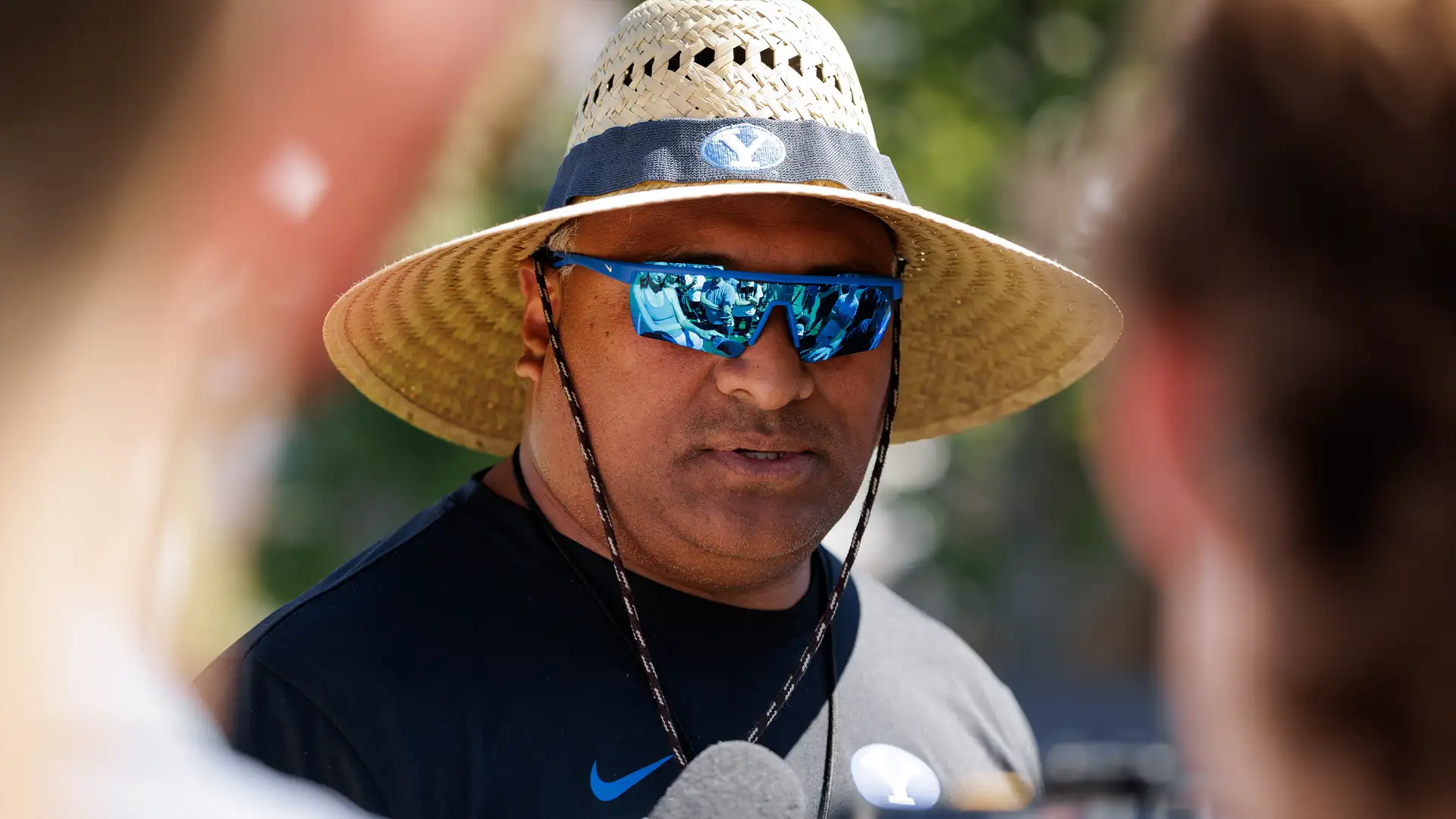 Kalani Sitake live in studio