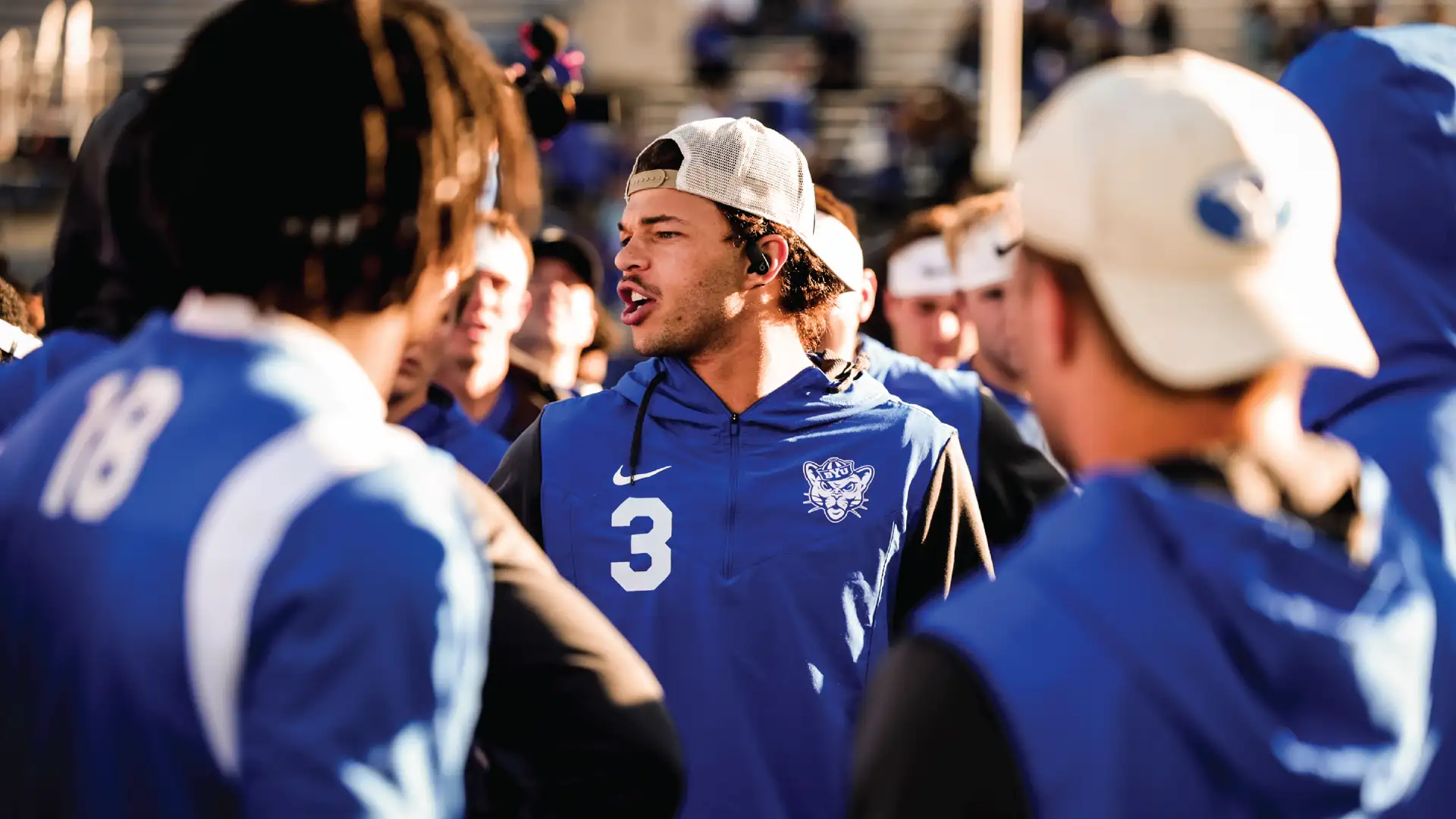 QB Jaren Hall, Media Availability on Oct. 31