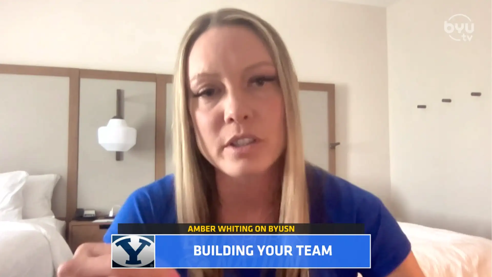 Amber Whiting's BYUSN Debut