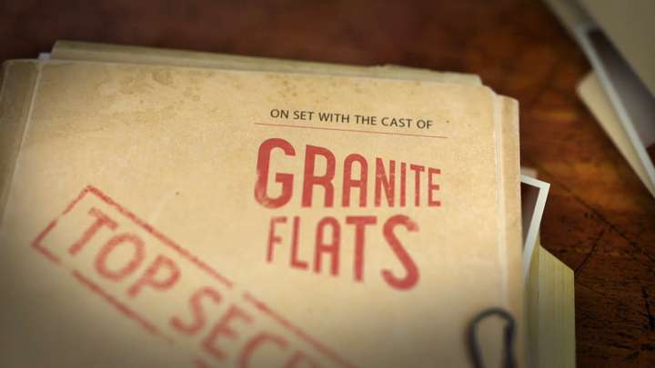 On Set with the Cast of Granite Flats