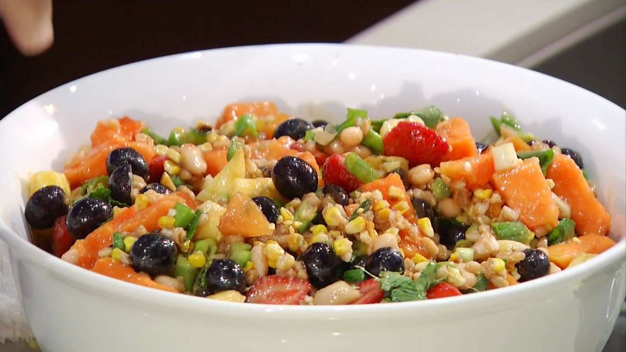 Farro and Cannellini Beans Chef Brad Fusion Grain Cooking BYUtv