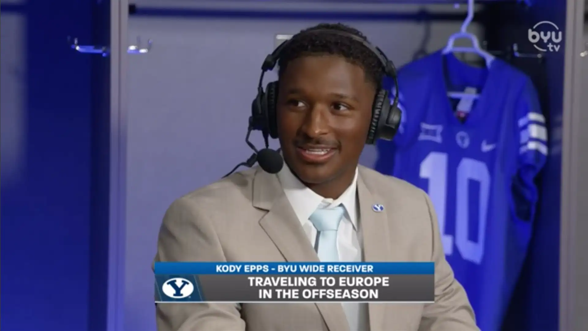 Kody Epps at Big 12 Media Days
