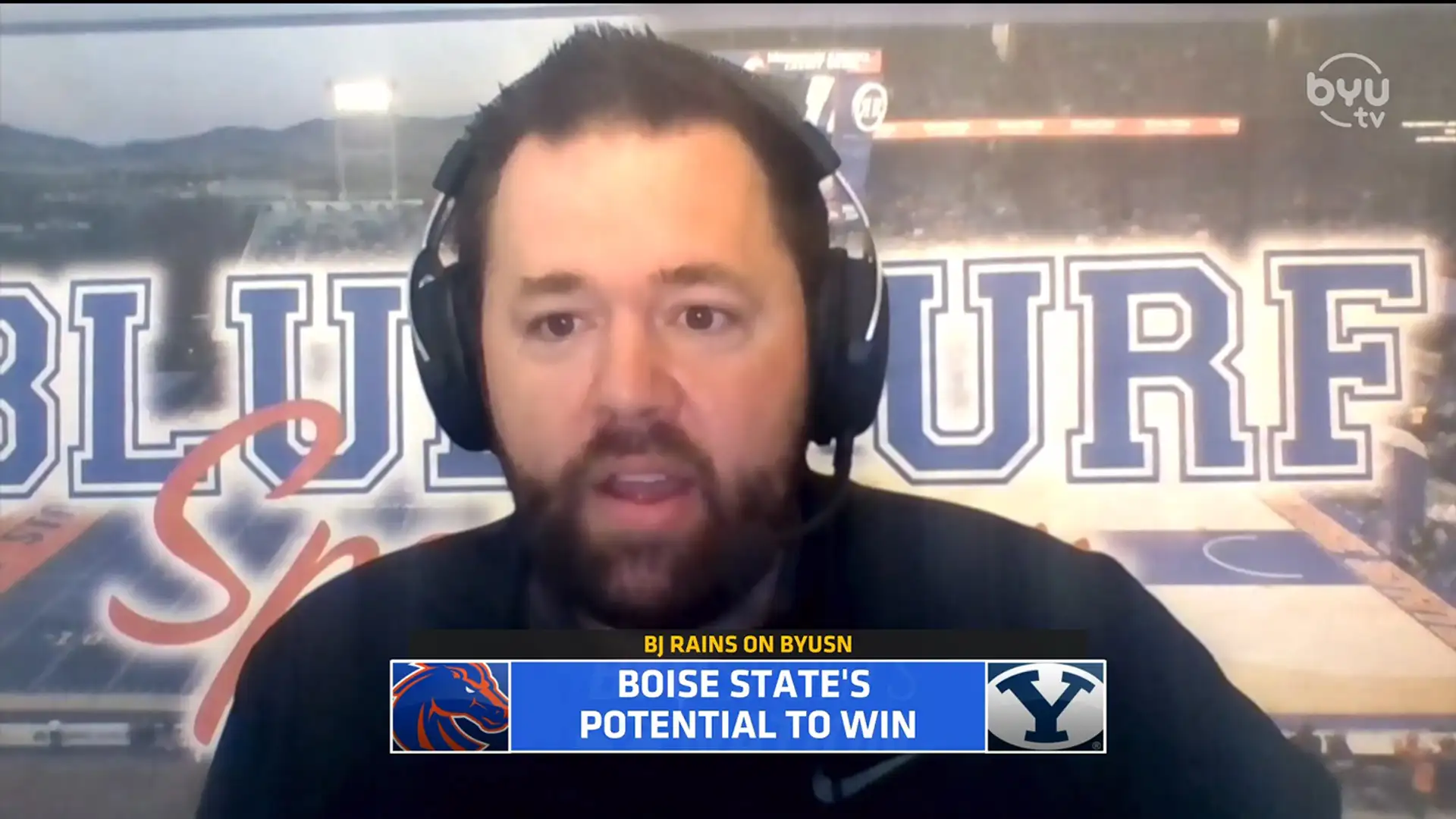 BJ Rains on BYUSN