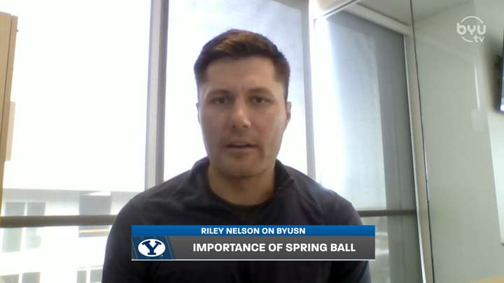 Riley Nelson Talks Spring Football
