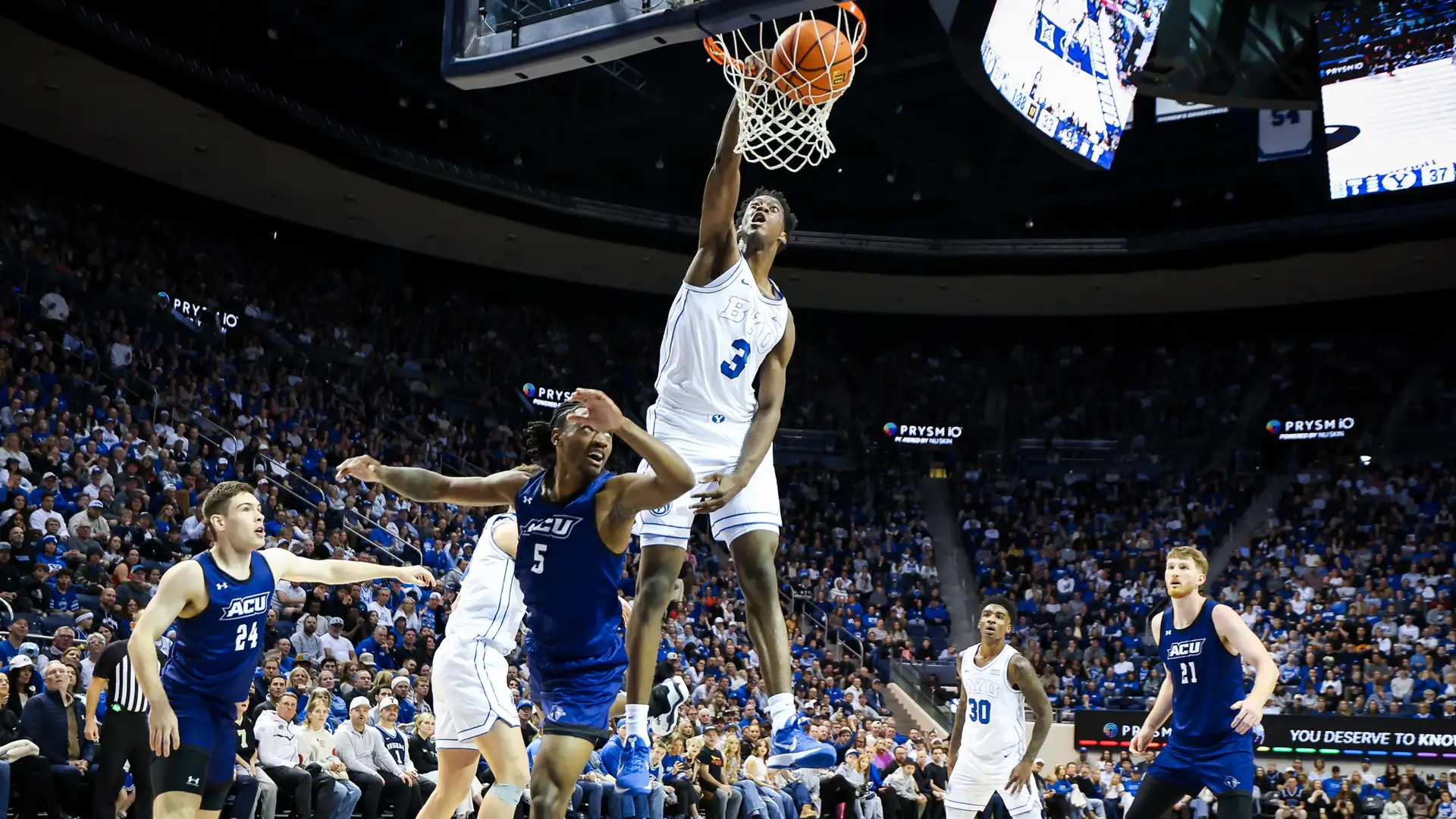 AJ Dybantsa Abilene Christian Postgame Interview
