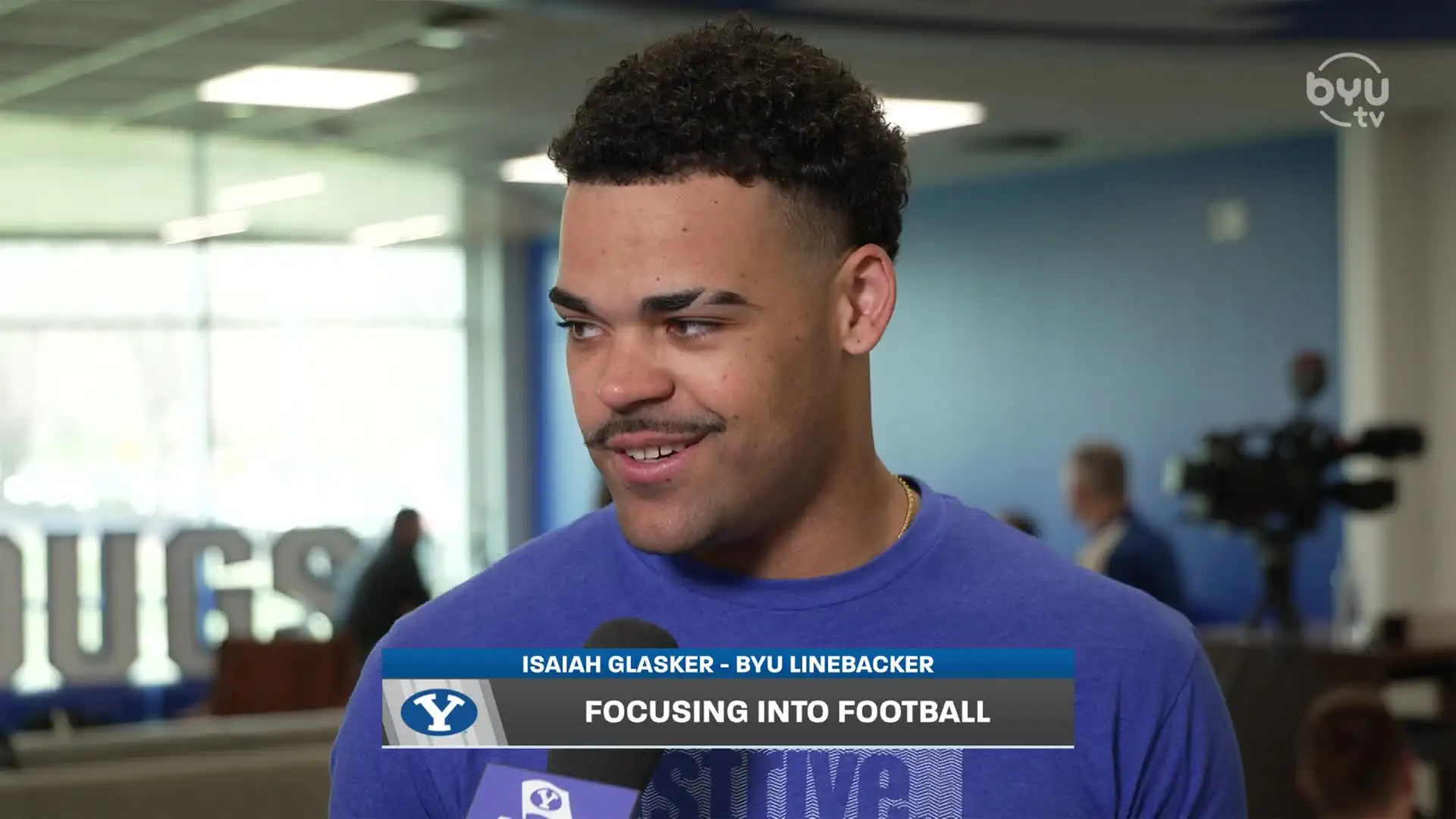 Isaiah Glasker on BYUSN focusing back on football