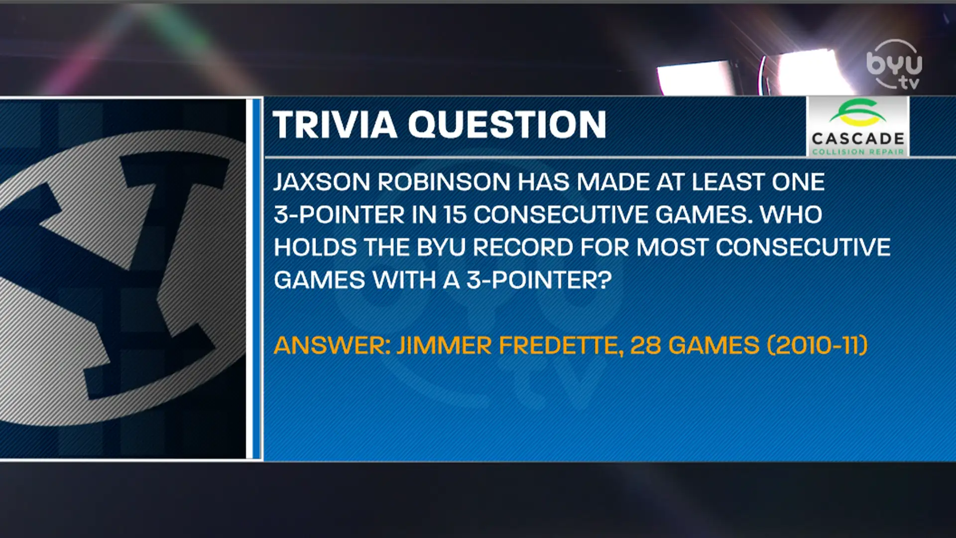 Trivia Question of the Week