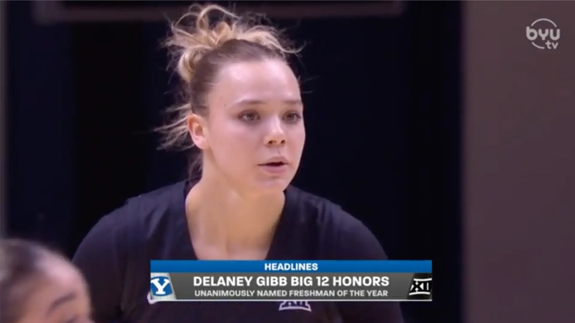 Delaney Gibb wins Freshman of the Year!