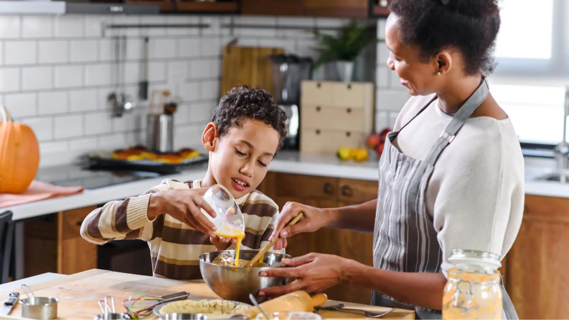 Fall Baking with Cake by Courtney