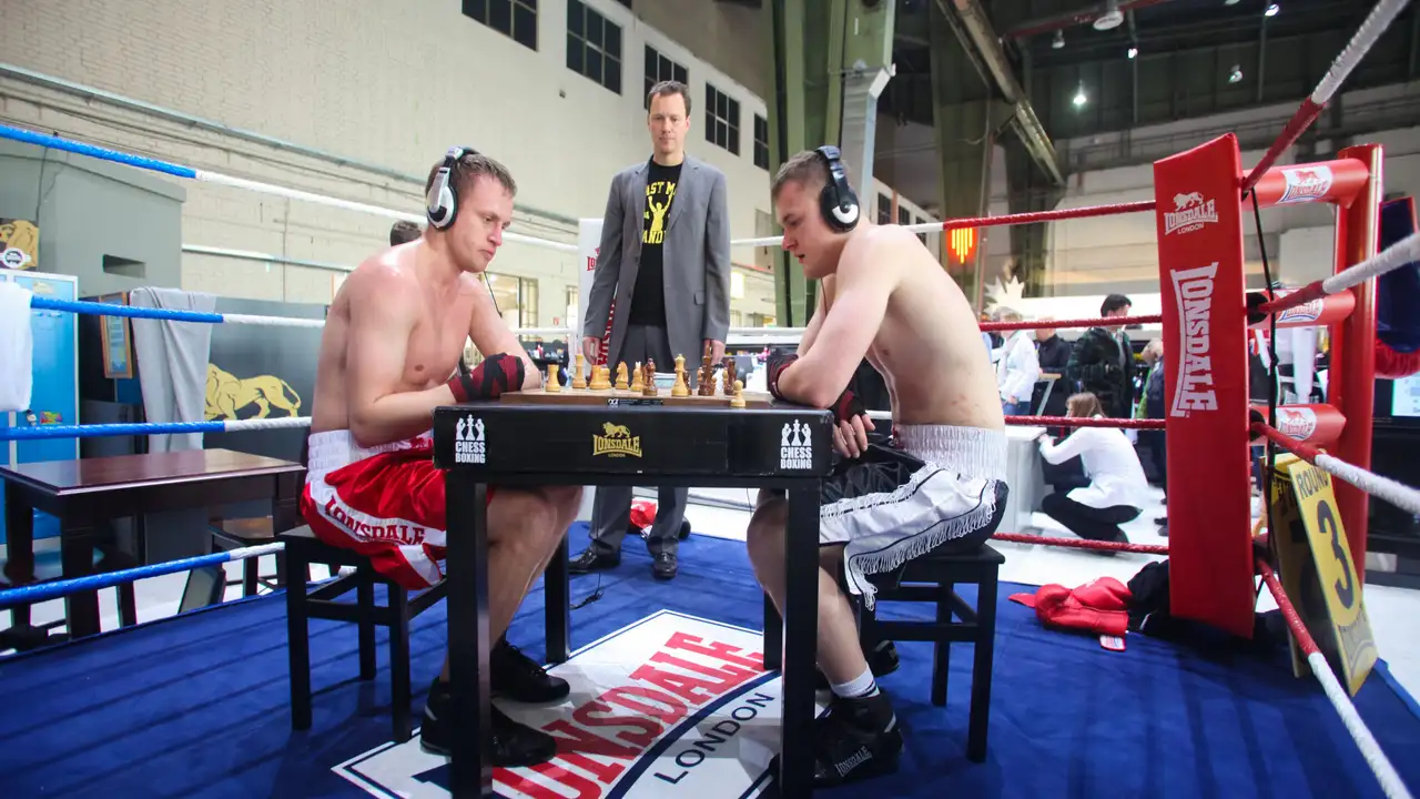 chess boxing  brainwash cafe