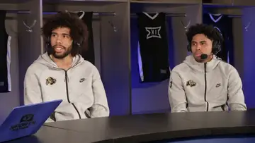 Javon Ruffin and Julian Hammond III at the 2024 Big 12 Media Days