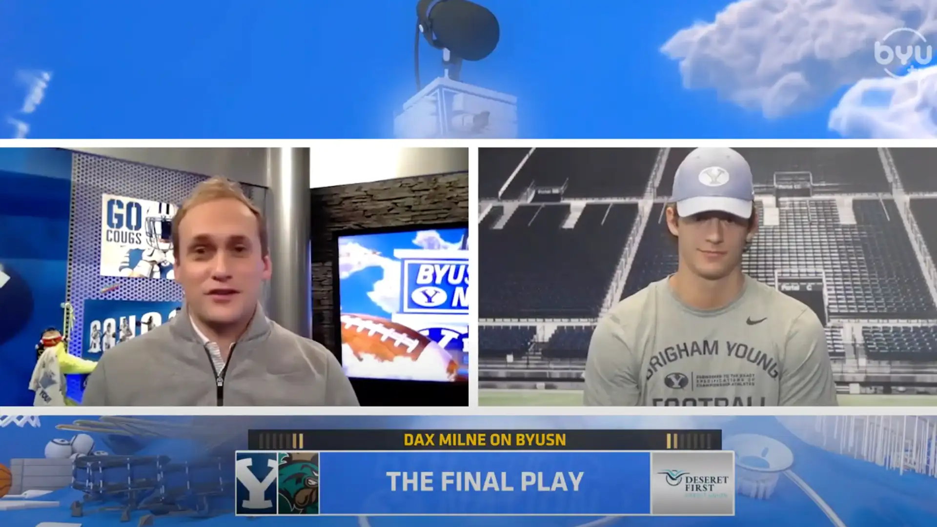 Dax Milne interview on BYUSN 12.8.20
