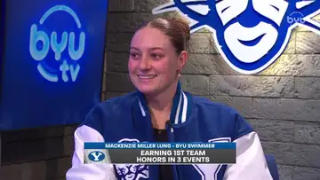 Record Breaking Season for BYU Swimmer Mackenzie Miller Lung!