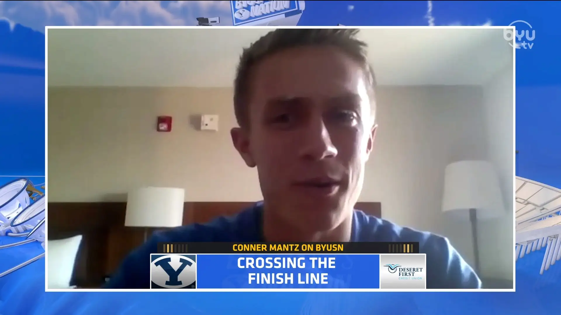 Conner Mantz and Anna Camp-Bennett on BYUSN 03.16.21