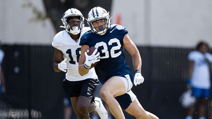 BYU TE Dallin Holker, Training Camp Day 13