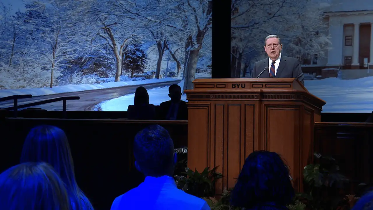 Watch BYU Devotional Address 2022 Episode 3 Elder Jeffrey R. Holland