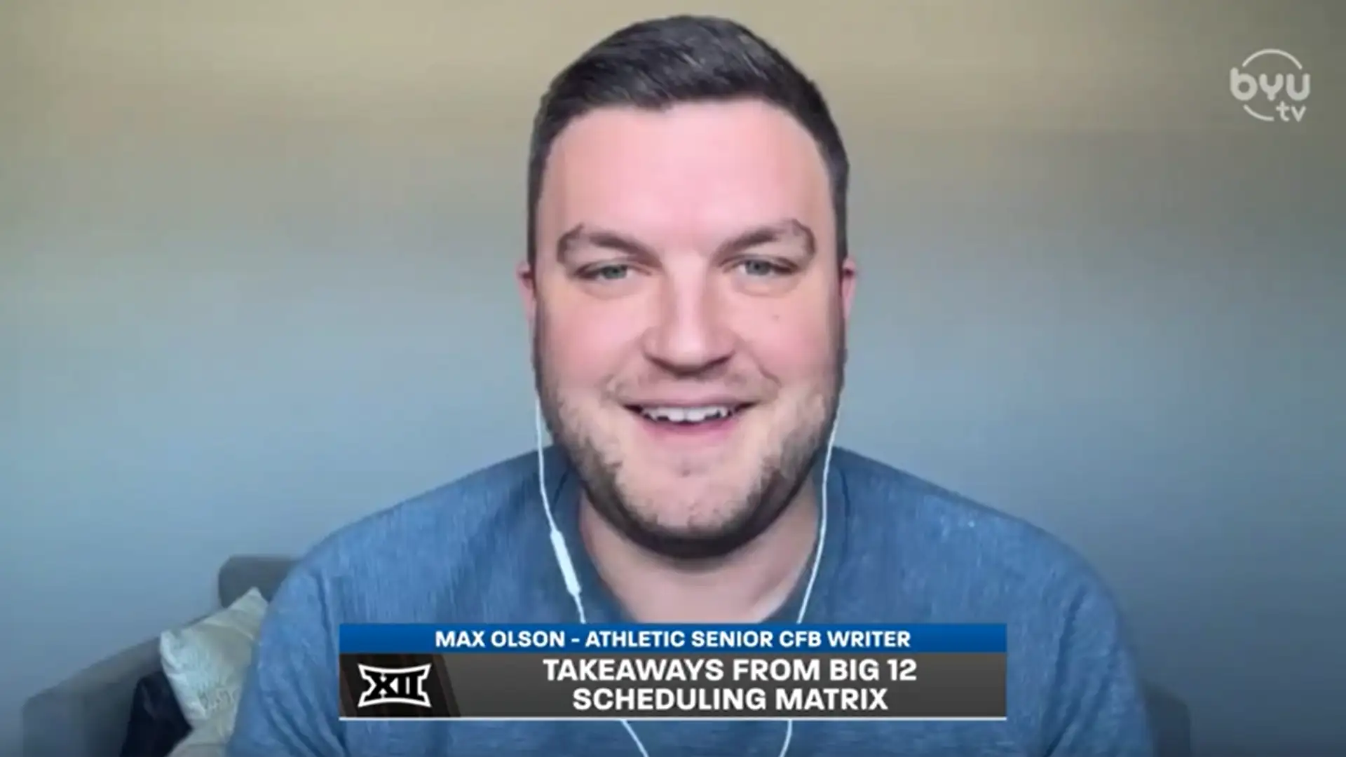 Max Olson Talks Big 12 Scheduling