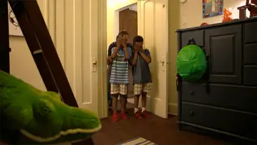 Four Kids, One Inflatable Mattress