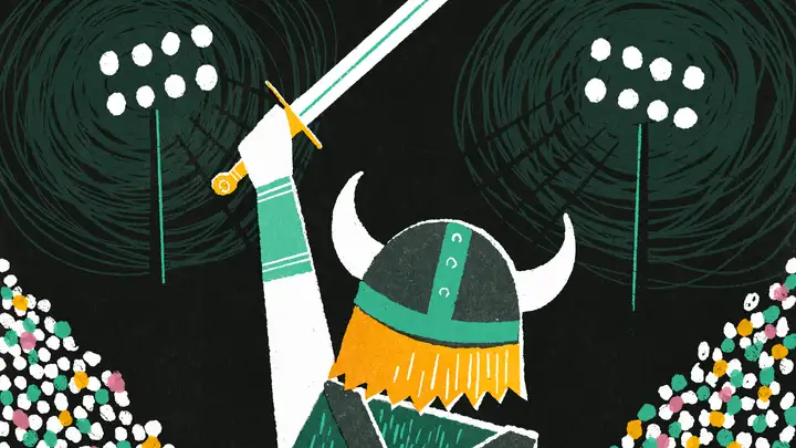 2. The Viking Mascot