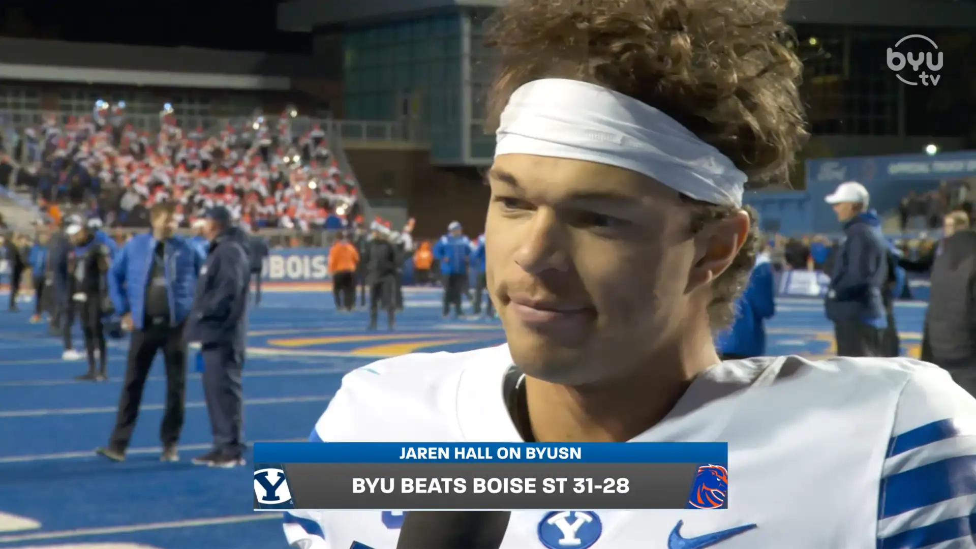 Jaren Hall Postgame
