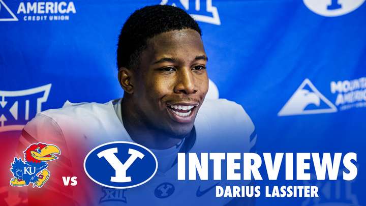 BYU vs Kansas: Darius Lassiter Postgame Interview