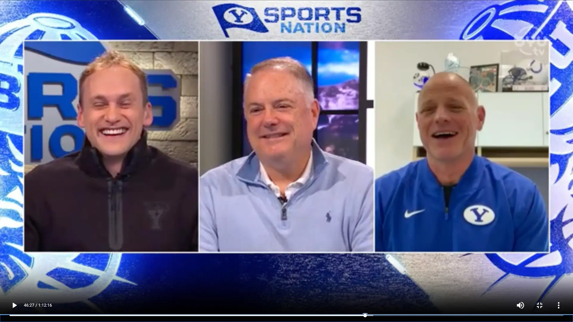 Hans Olsen is hyped about BYU