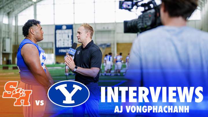 BYU vs Sam Houston: AJ Vongphachanh Postgame Interview